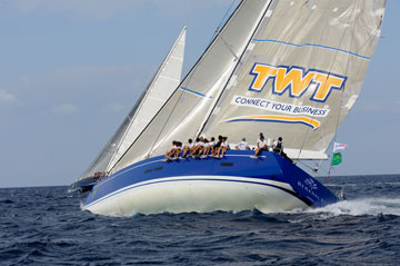 Lo Swan 80 quarto nella terza regata