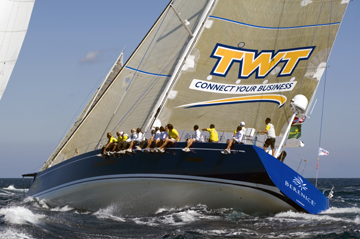 Sesta giornata di regata nellOceano Atlantico