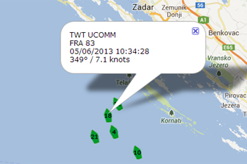 Posizione di TWT UComm alle 10.34 del 5 giugno