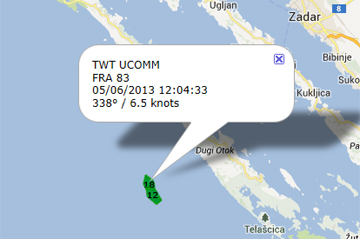 Posizione di TWT UComm alle 12.04 del 5 giugno