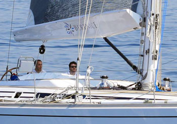 Berenice  stata la prima barca della flotta della Roma per 2 a transitare al passaggio volante di Lipari.