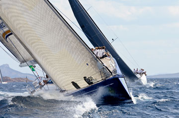 Rolex Swan Cup: il maestrale tiene tutti a riposo