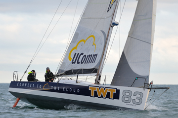 Il Class 40 TWT UComm primo della classe X2 a San Domino!