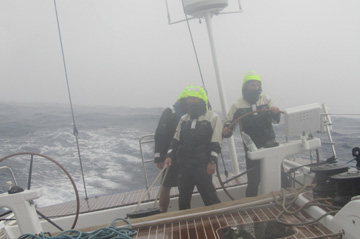 Sesto giorno di regata nell'Atlantico per il TWT Sailing Team